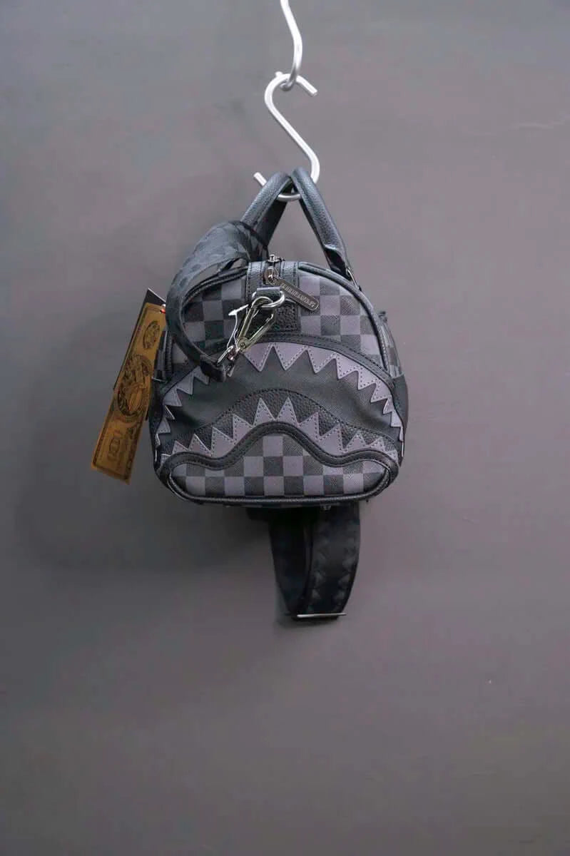 SprayGround Bauletto Nero Henny Phantom Mini Duffle